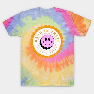 Hang In There Smiley Face T-Shirt